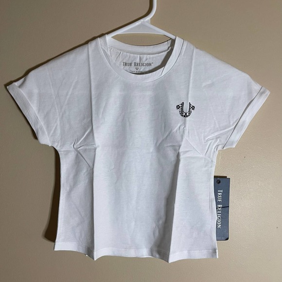 True Religion Other - True Religion White Graphic Tee Youth 4